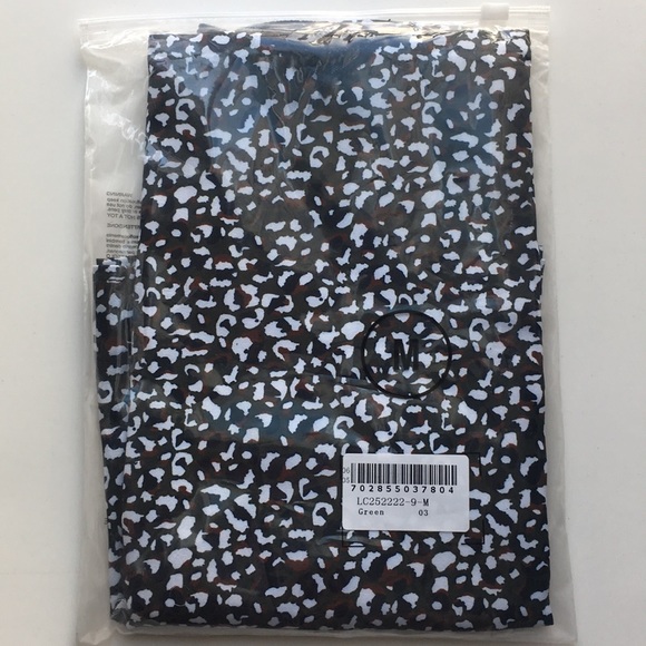 (Last 1) Army green, lace trim print cami tank top. - Picture 6 of 14